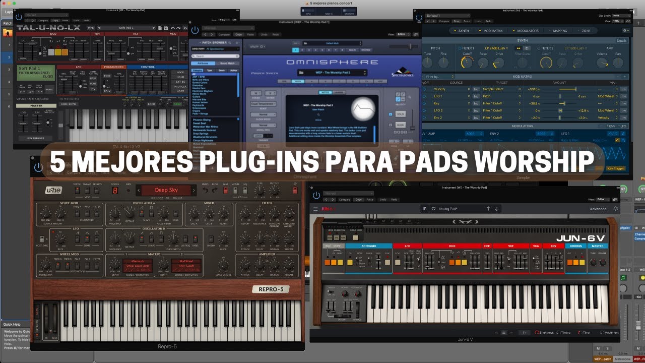 Los 5 mejores plugins para pads worship