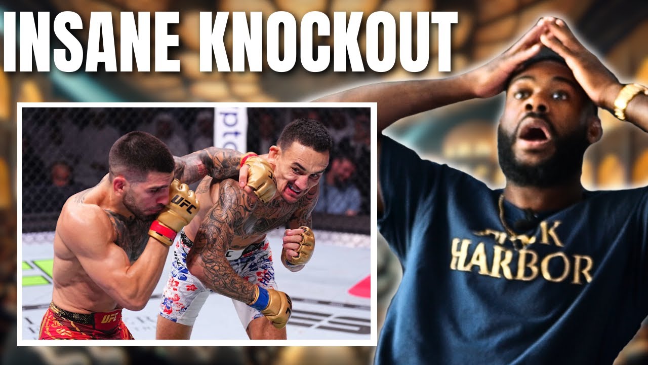 Aljo's INSANE Reaction To Topuria Knocking Out Holloway & Khamzat's Insane Submission