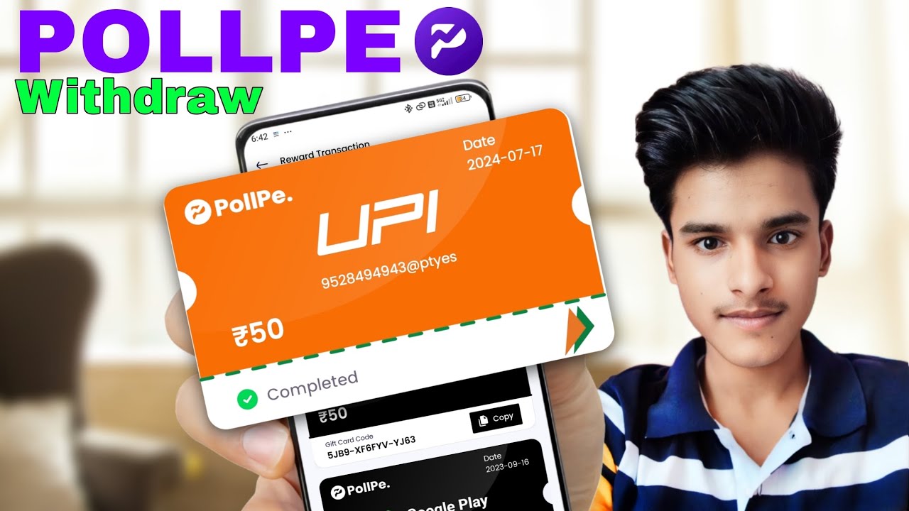 How to withdraw money from the PollPe app