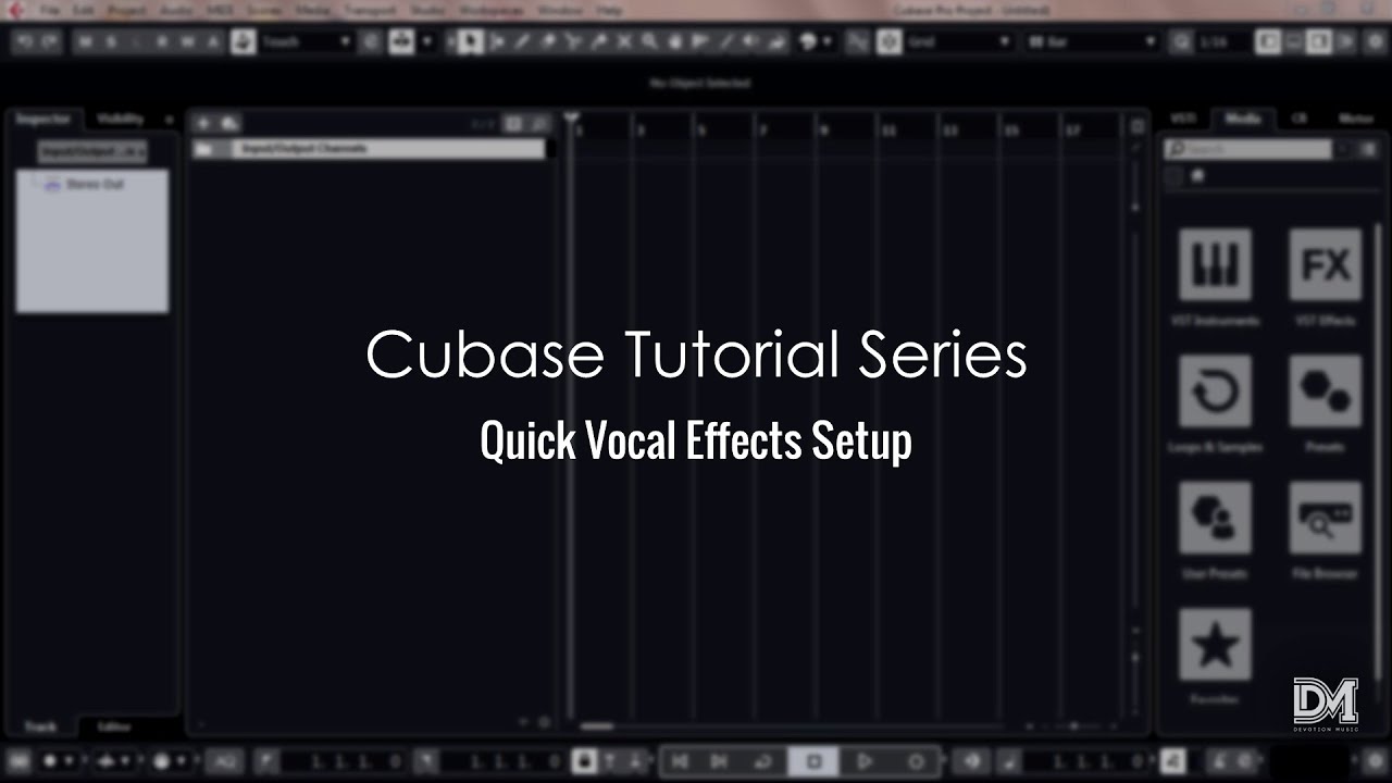Quick Vocal Effects Setup | Cubase Tutorial Series | [Amharic/አማርኛ]