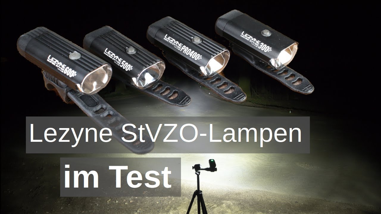 Neue StVZO-Lampen von Lezyne im Test (Super 600+, Macro 500+, Hecto Pro 400+, Micro 300+)