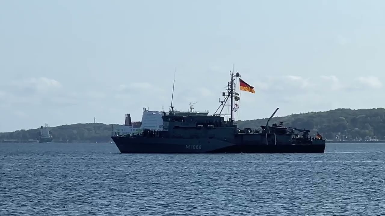 BALTOPS 2025: Ankunft Marineschiffe nach Ostsee-Man&ouml;ver in Kiel / Marinest&uuml;tzpunkt Kiel 20.6.2025
