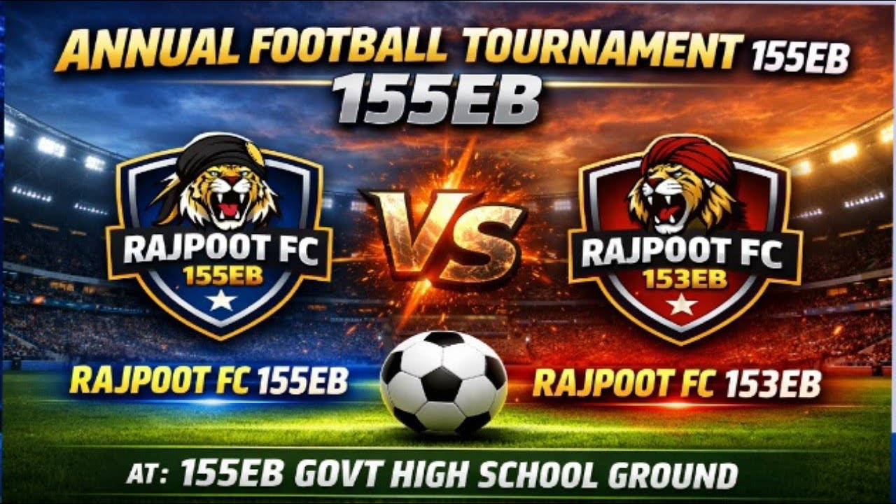 Rajput FC 155EB vs Rajpoot FC 153EB - 16/02/2026#live