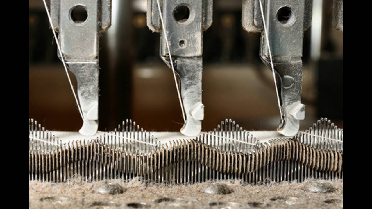 Different parts of Circular Knitting Machine