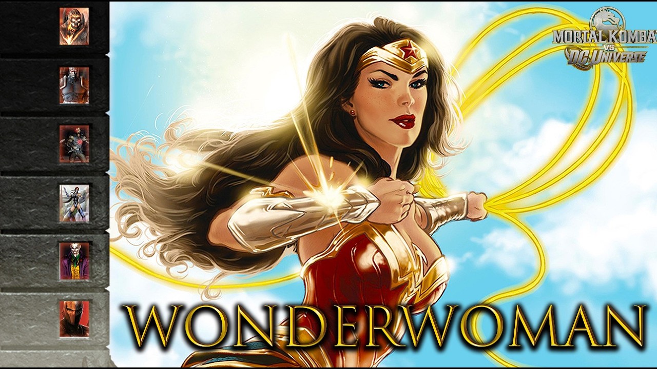 Mortal Kombat vs DC Universe – Wonder Women Full Arcade Ladder & Ending Cutscene