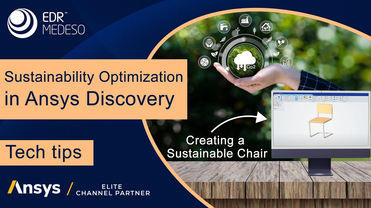 Sustainability optimization in Ansys Discovery
