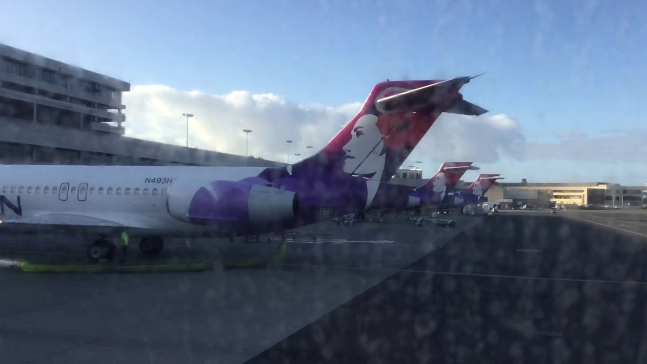 Hawaiian Airlines Boeing 717 safety announcement