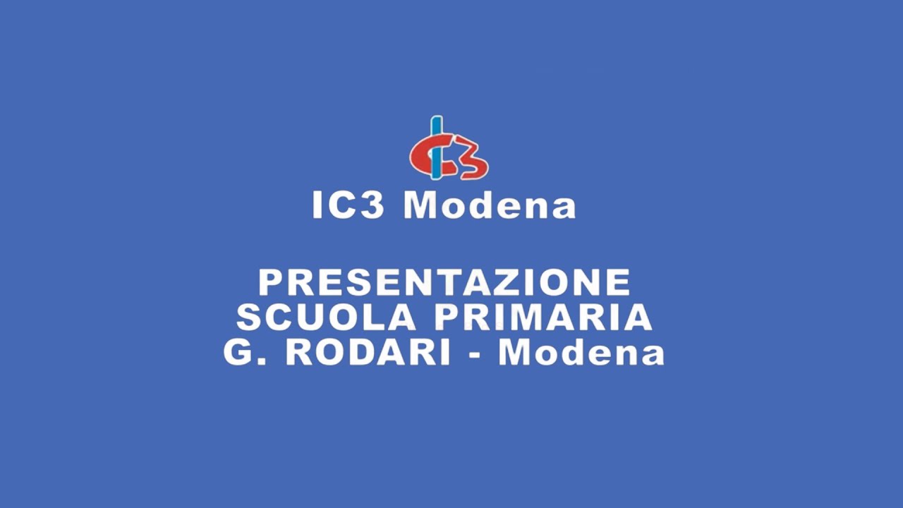 IC3 - Presentazione Rodari 2022
