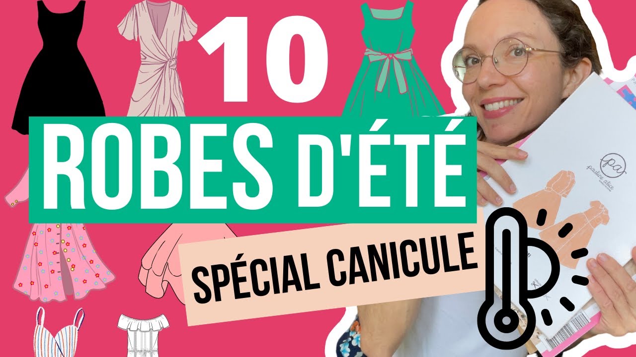 10 patrons de robes d'été casual, adaptées à la canicule