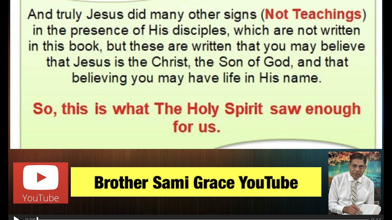 113E- Commentary on John 6, Introduction P1, Brother Sami Grace