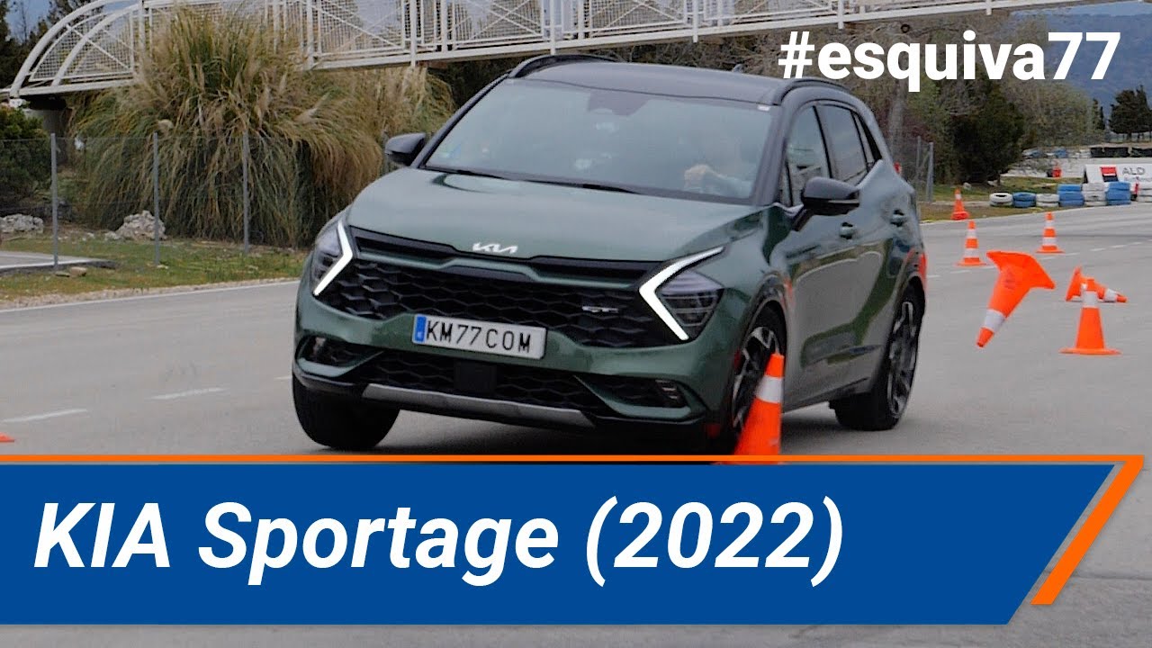 KIA Sportage (2022)  - Maniobra de esquiva #esquiva77 (moose test) y #eslalon77 | km77.com