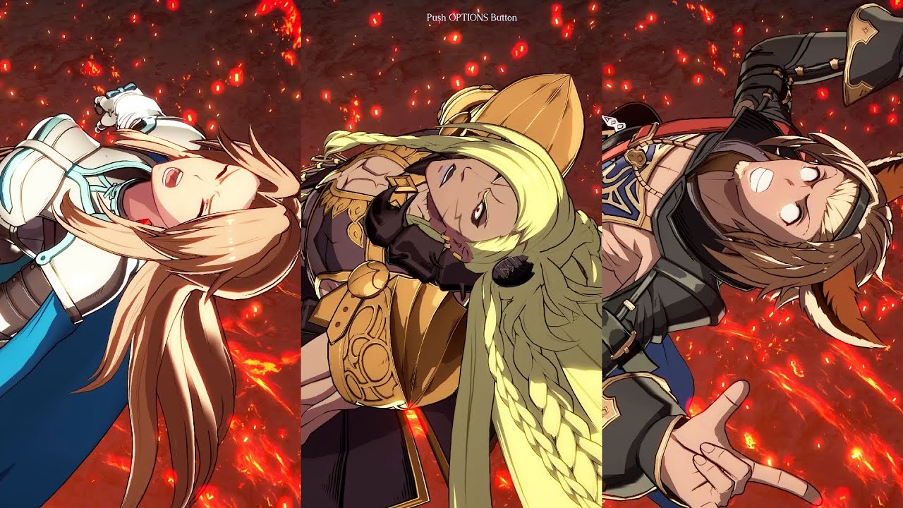 GBVS - Percival's Feuerrote Krone on all Characters