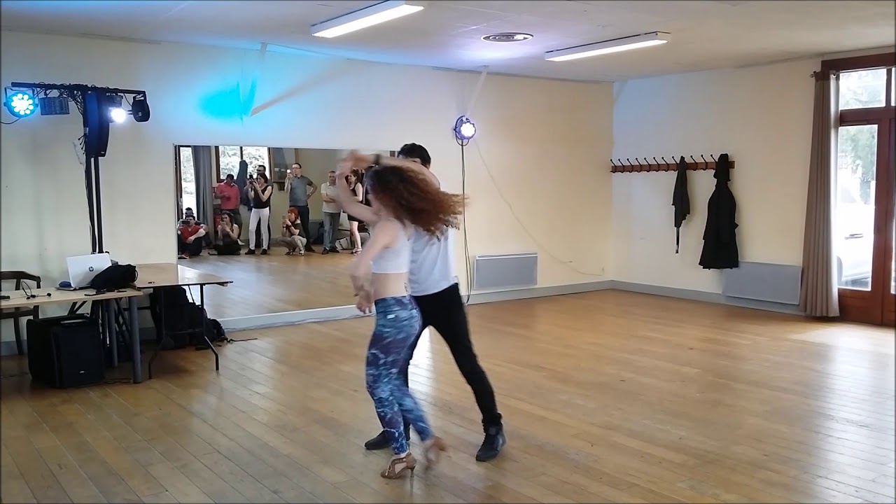 Camille & Hugo - Passe fin de cours et d&eacute;mo (Bachata Nueva) - Poitiers (Bacha'kiz) 14/04/2018