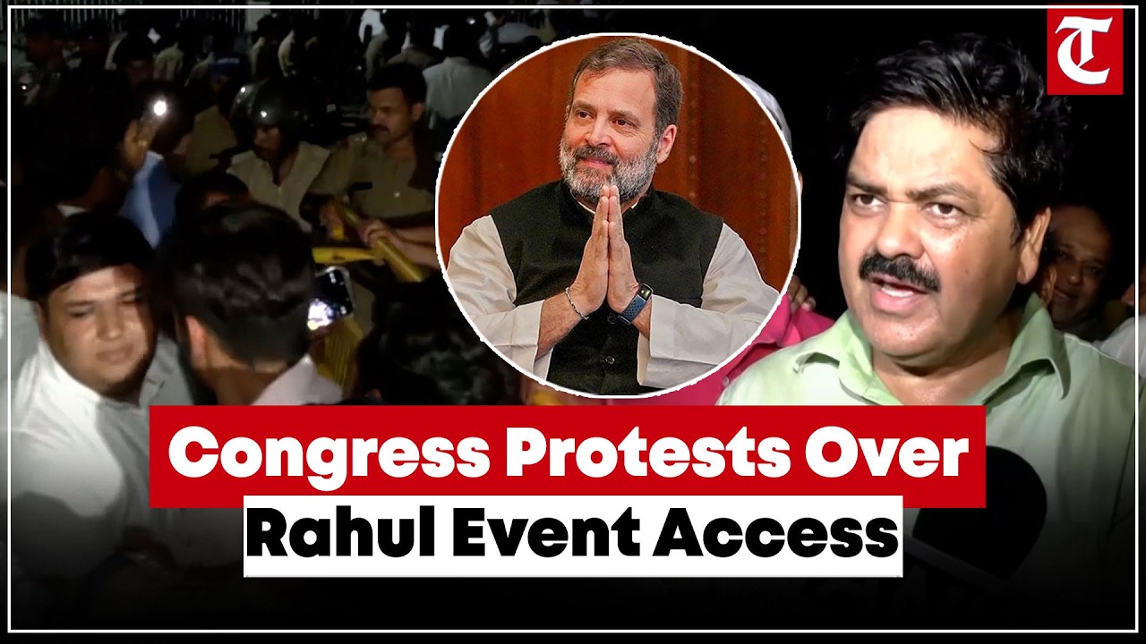 Congress Workers Protest in Dehradun Over Rahul Gandhi Program Venue