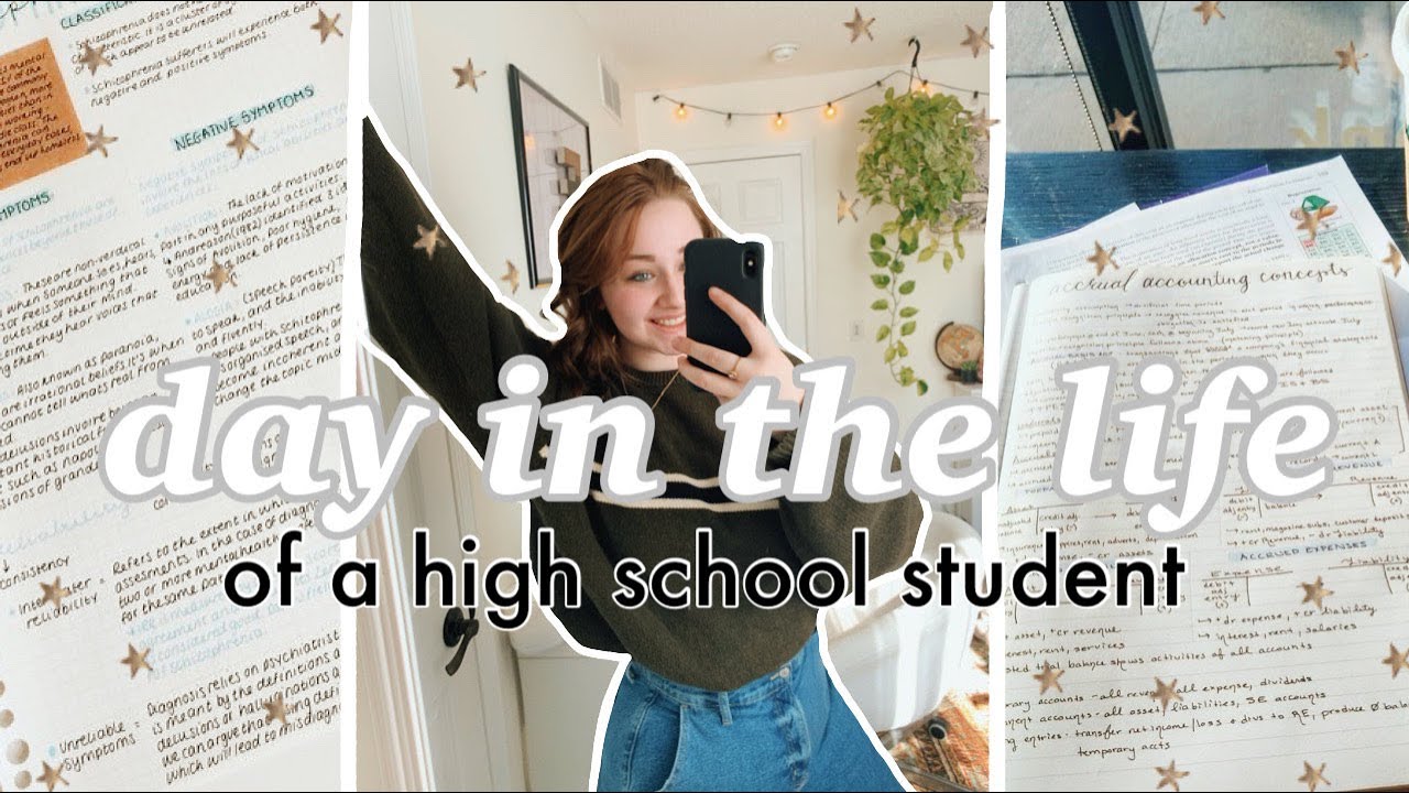 just a normal and chill day in the life of a high school student