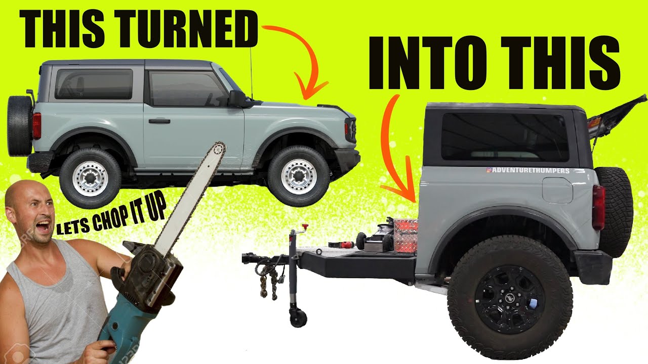 WORLDS FIRST 6th Gen Ford Bronco turned into a trailer!