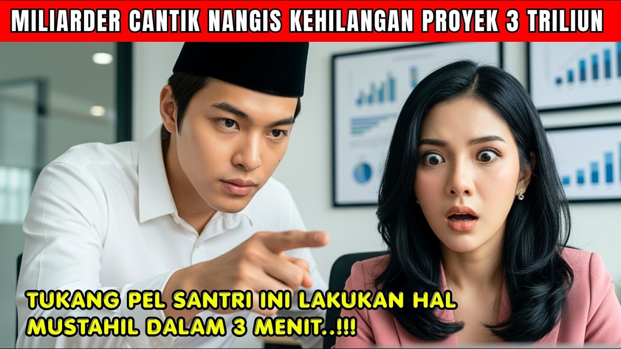 Waktu Tinggal 2 Jam! Miliarder Cantik Pasrah, Siapa Sangka Santri Tukang Pel Ini Ternyata Adalah…