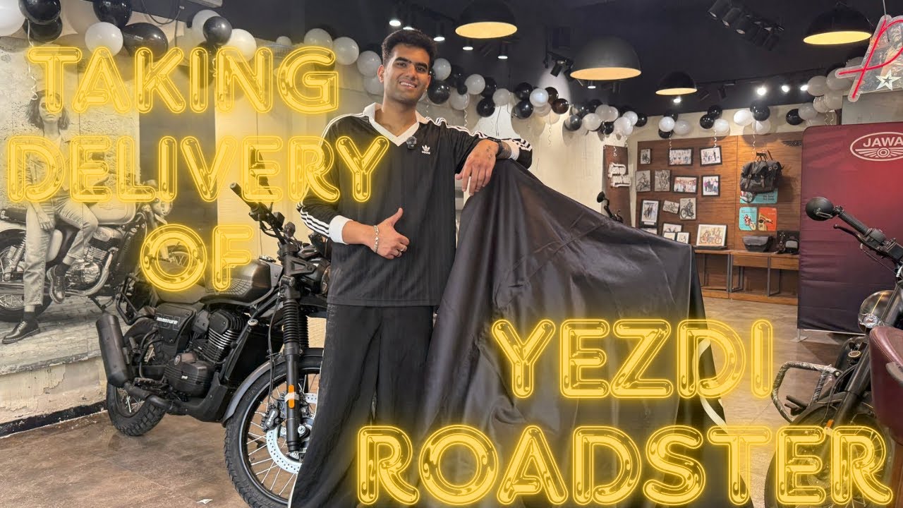 Taking Delivery Of Yezdi Roadster 2025  | #jawa #yezdiroadster #bikedeliveryyezdi roadster 2025