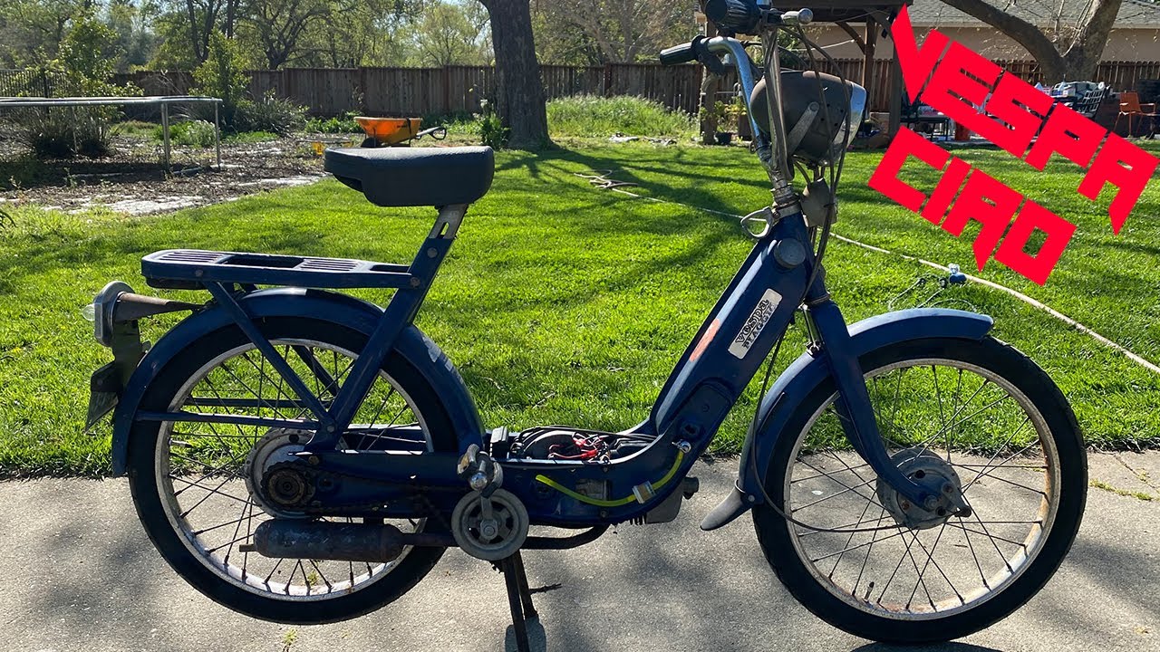 Vespa Ciao brought back to life !