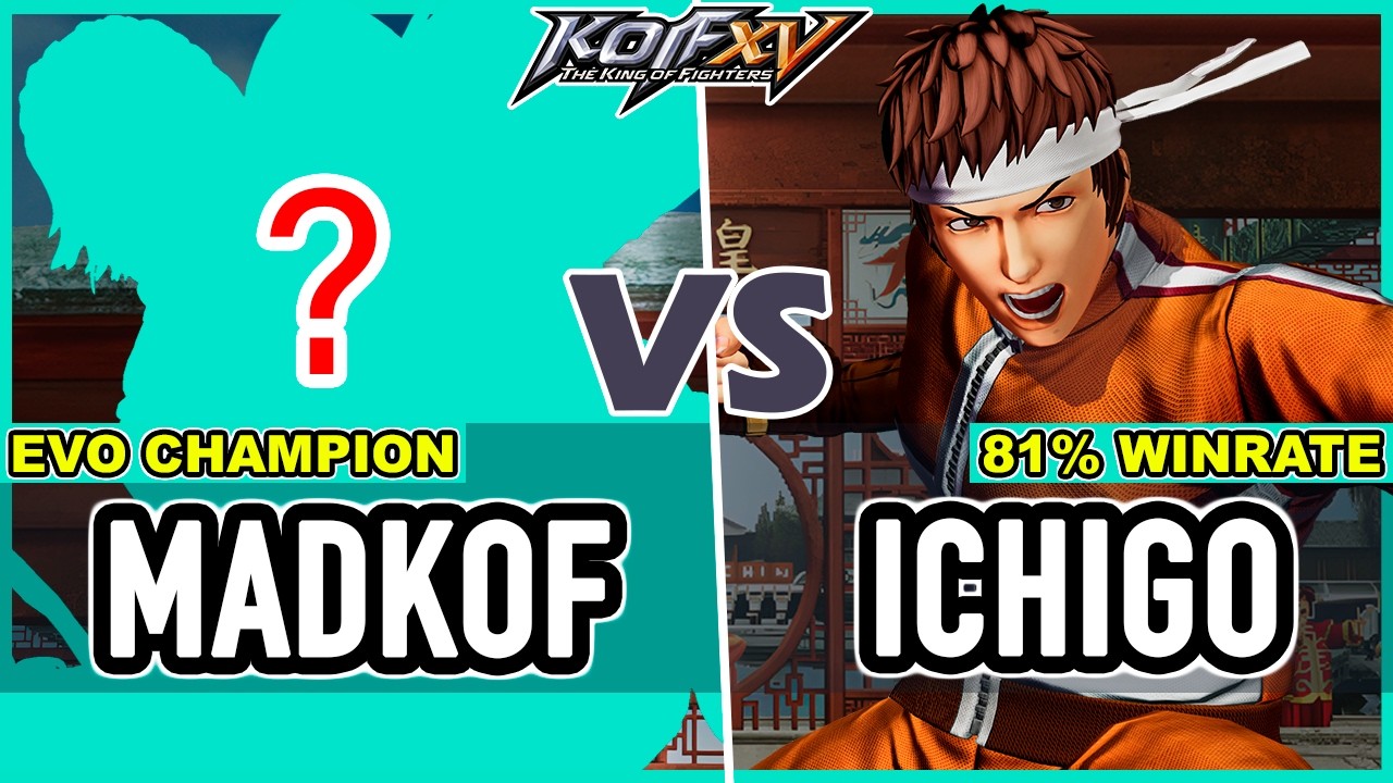 KOF XV ▰ Madkof (Random/Random/Goenitz) vs Ichigo (Shingo/Rock/Isla)