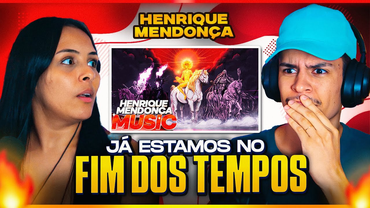 HENRIQUE MENDONÇA: Rap dos Cavaleiros do Apocalipse - O FIM DOS TEMPOS | [Casal Jounin React] 🔥