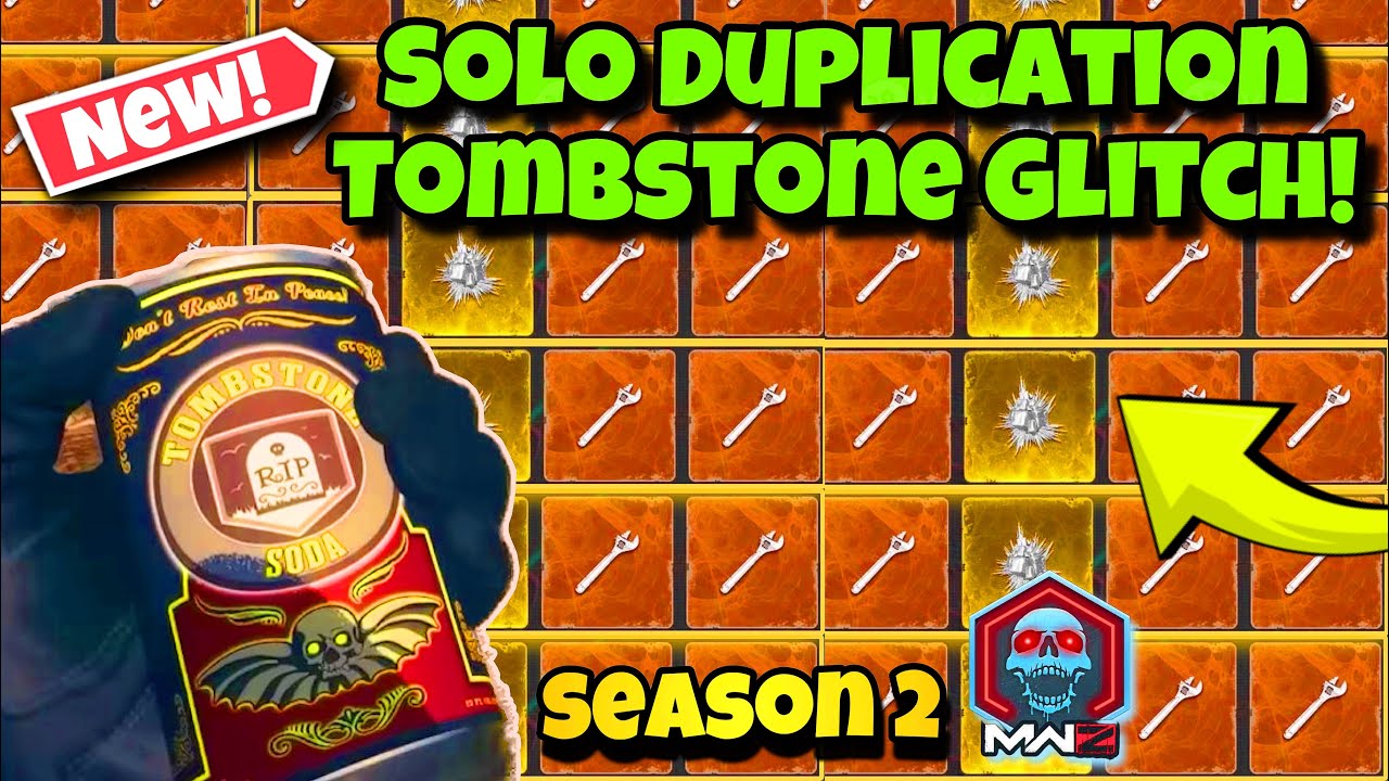 New SOLO TOMBSTONE DUPLICATION Glitch In MW3 Zombies! (SEASON 2 GLITCHES MWZ)