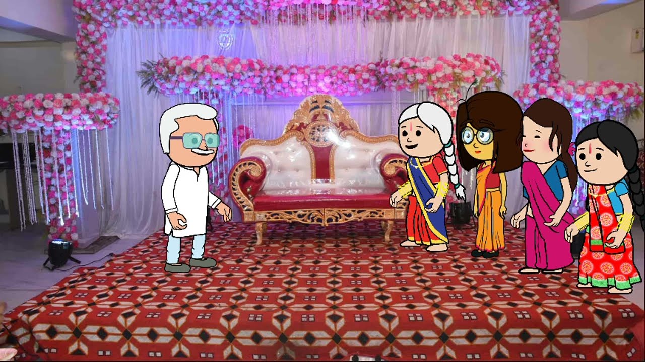 નીસુ ની સગાઈ ની તૈયારી થઈ ગઈ #nisudi ni mauj14 #cartoon #animation #story #viralvideo 