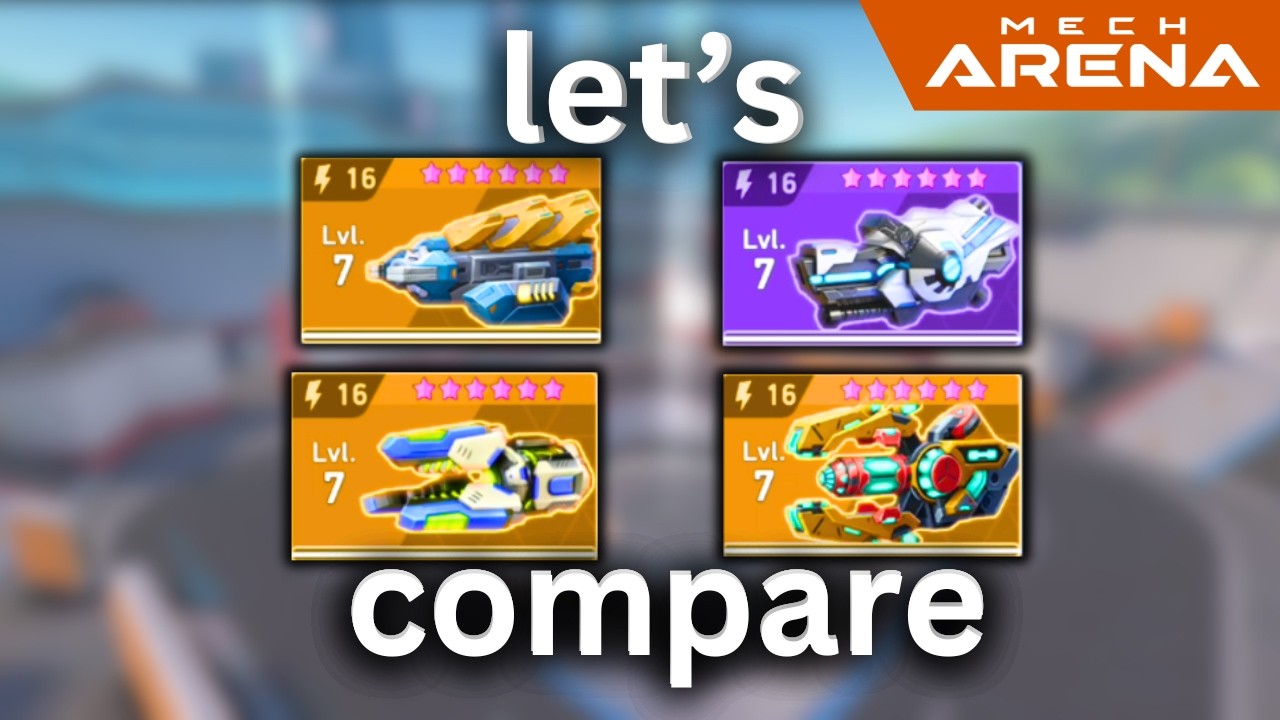 I Used EVERY 16 Energy Beam... Here’s the Winner | Mech Arena comparison | Mech Arena