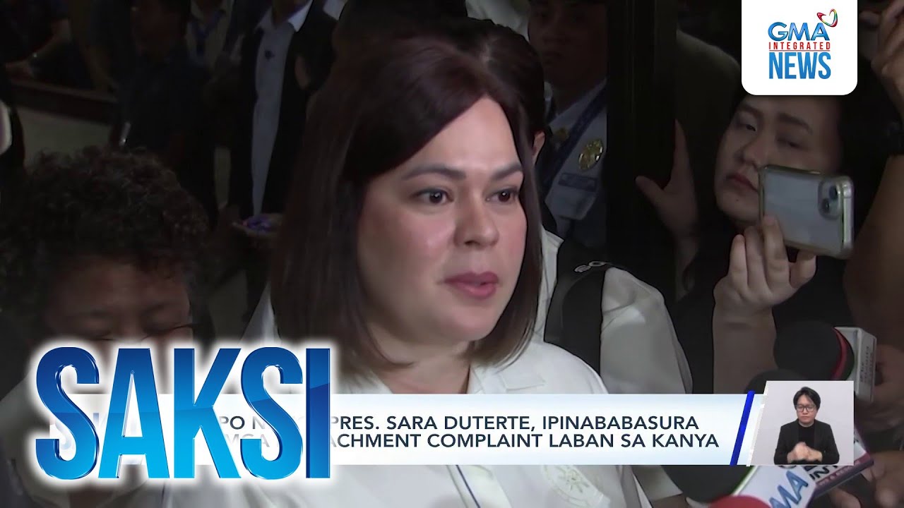 VP Sara asks House panel to junk impeach raps against her | Saksi