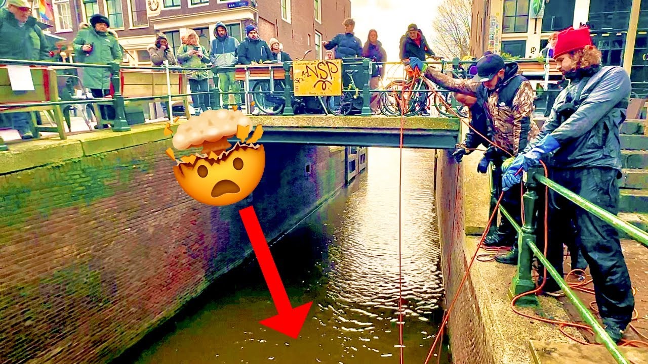 Люди так много потеряли! Удивительная магнитная рыбалка в Амстердаме!