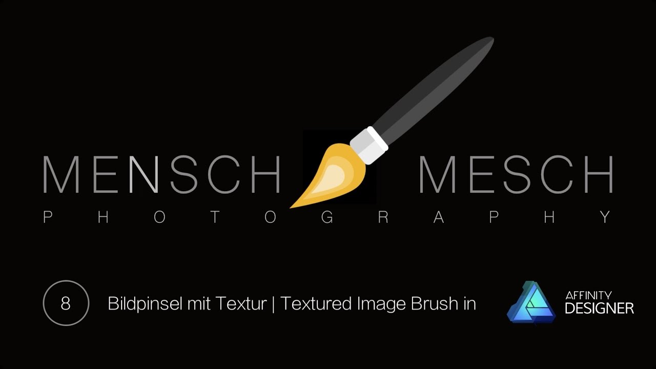 #08 Affinity Designer - Bildpinsel mit Textur | Textured Image Brush [ DEUTSCH ]