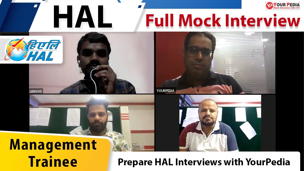 HAL Full Mock Interview For Management Trainee |HAL Interview  Preparation & Guidance with YourPedia