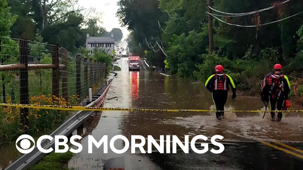 At least 5 dead, 2 missing after flash flooding in Bucks County, Pennsylvania