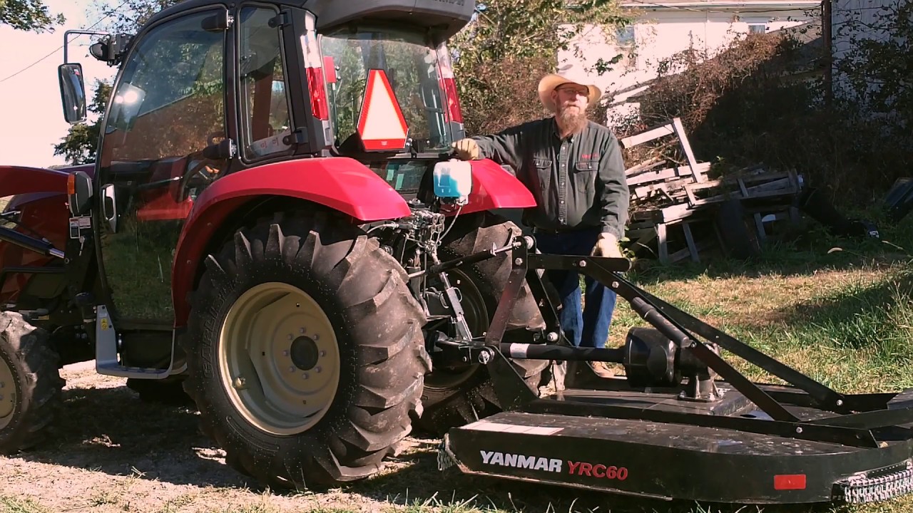 Attaching Tractor Implements with the Yanmar 3 Point Hitch