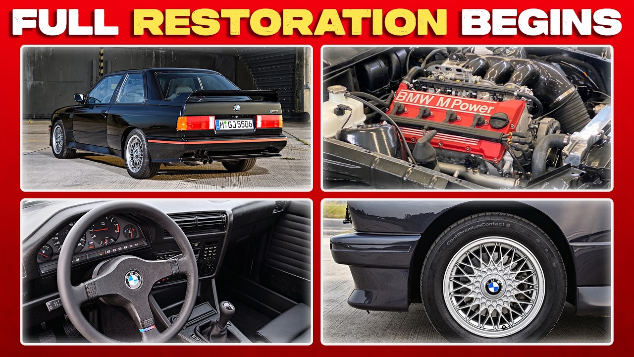 INSPECTING MY DREAM CAR - BMW e30 M3 Restoration Part 1