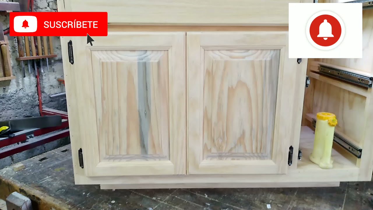 Como fabricar puertas de tablero, para gabinetes #carpinteria #tutorial .