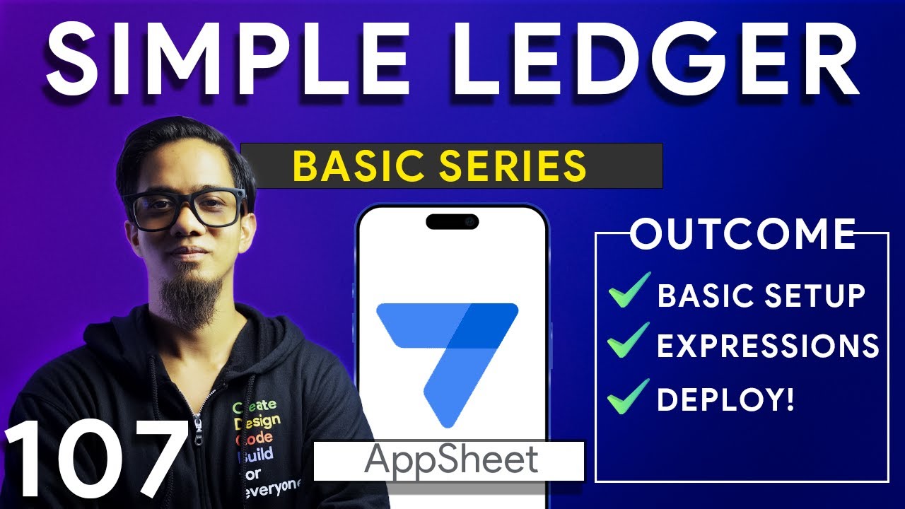 Как создать Ledger в Appsheet менее чем за 10 минут!