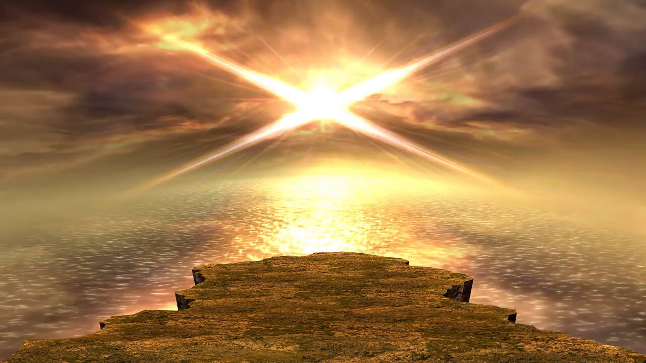 SSBB - Opening Sunset Background Stock Video