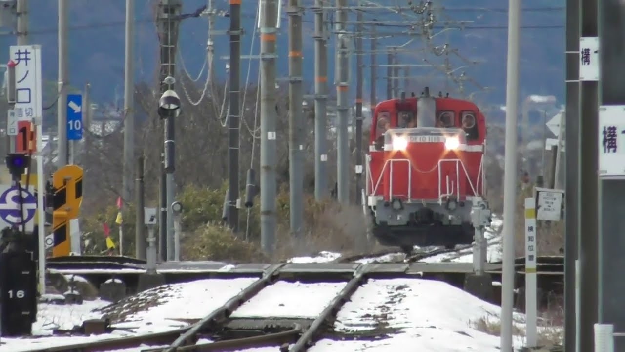 [接近メロディ]JR小浜線 上中駅　通過〈後藤出場「キハ47」〉