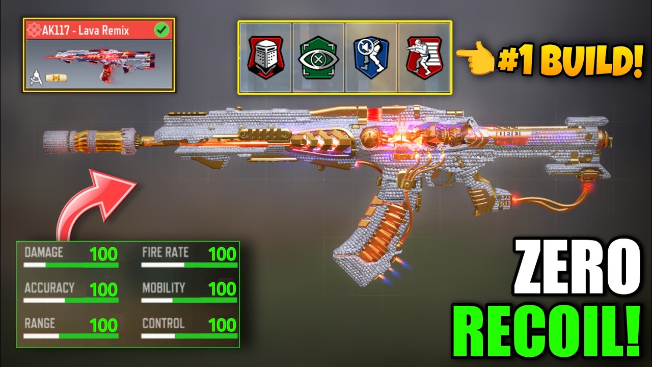 *NEW* AK117 GUNSMITH Season 4 COD Mobile | AK117 Best Attachments COD Mobile | AK117 Loadout
