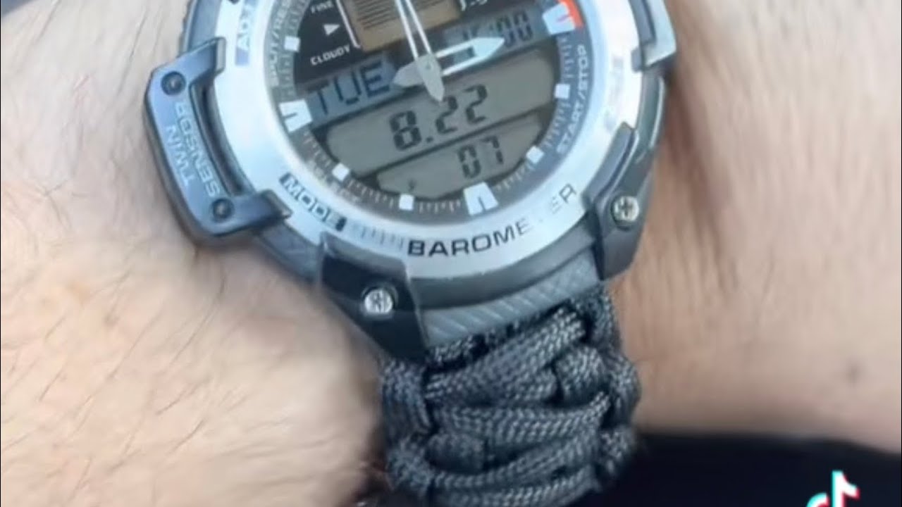 Correa de paracord para reloj Casio