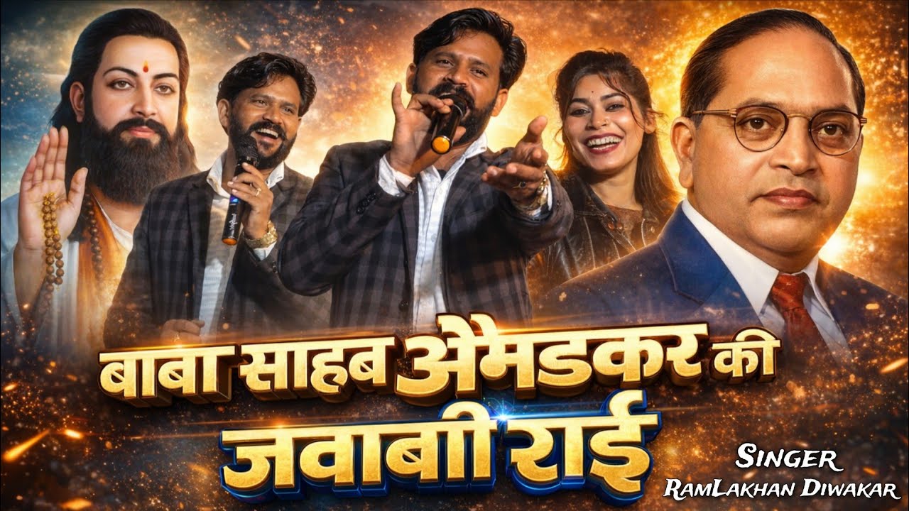 बाबा साहब भीमराव अंबेडकर जी धुआंधार जबाबी राई मुकाबला,, Singer Ram Lakhan Diwakar kajal sargam 