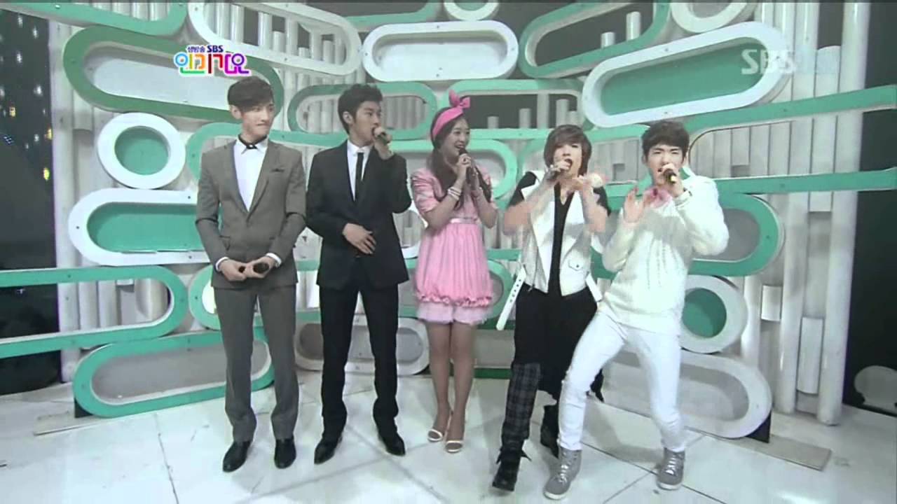 TVXQ - Interview (동방신기 인터뷰)  @SBS Inkigayo 인기가요 20110109