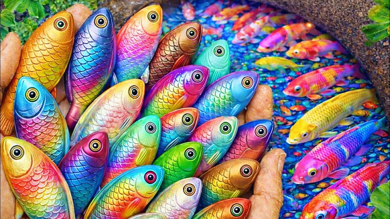 You Won’t Believe How Many Koi & Goldfish We Found in This Beautiful Container!