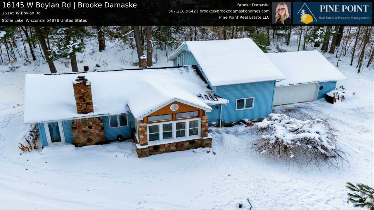 Stone Lake, Wisconsin 5 Bedroom Home for Sale | 16145 W Boylan Rd | Brooke Damaske
