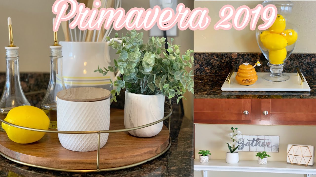 COMO DECORAR  UNA COCINA PEQUEÑA/ IDEAS PARA DECORAR/ DECORACION PRIMAVERA VERANO/ PRIMAVERA 2019
