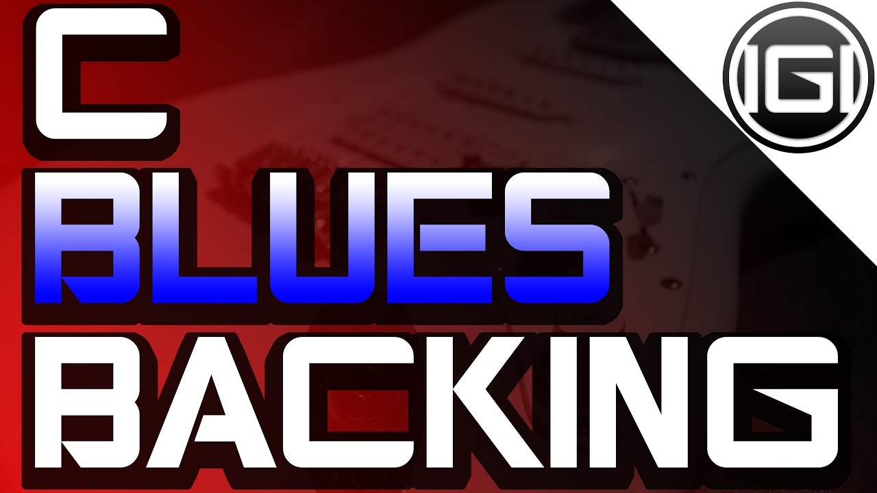 Blues Backing Track in C - 70 BPM