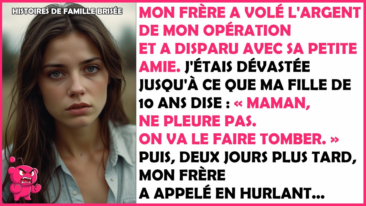 Mon frère a vidé mes économies et a disparu. Deux jours plus tard, il m'a appelée en hurlant...