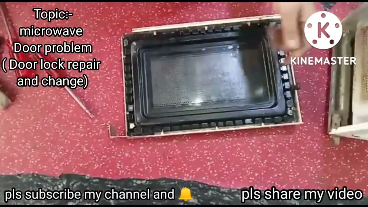Microwave door problem| microwave door lock repair and replace