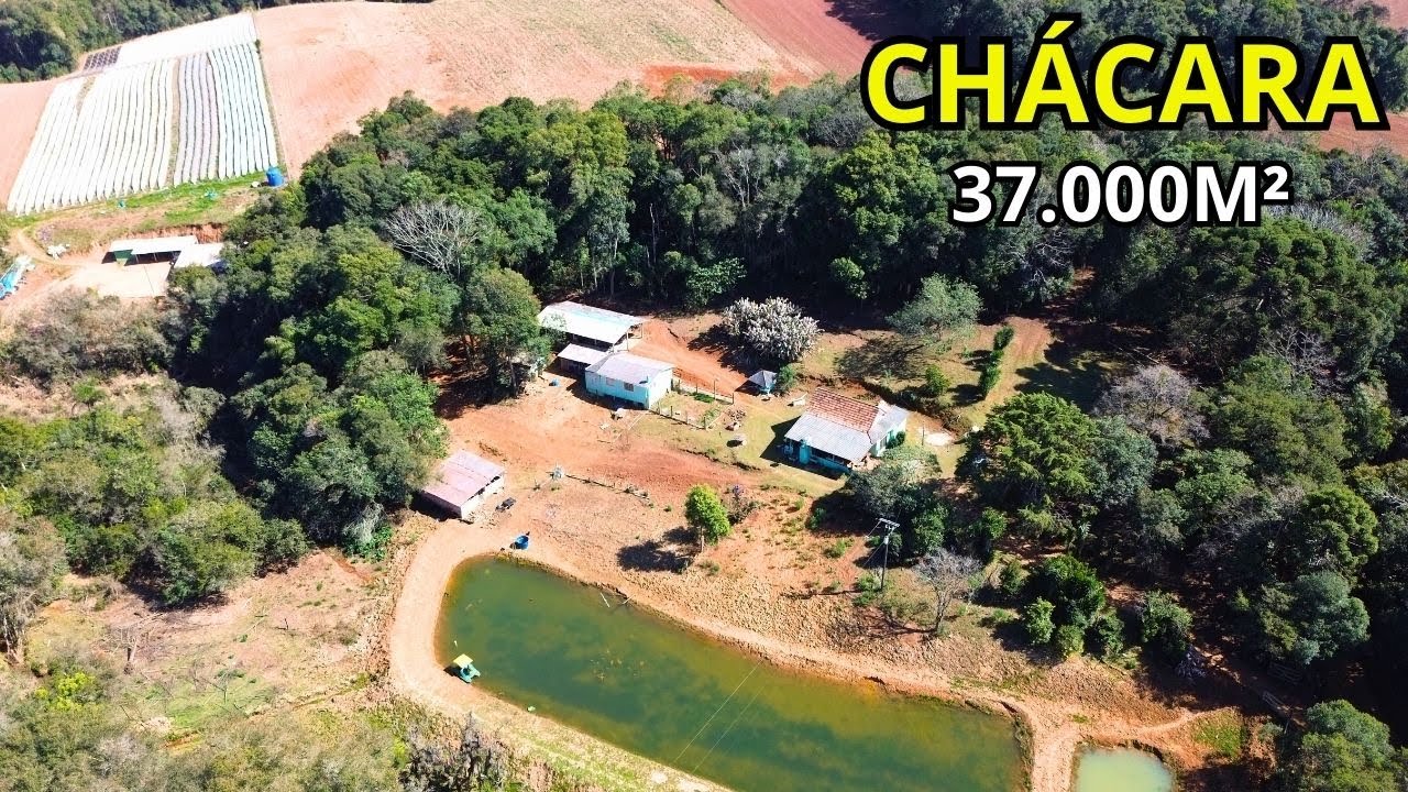 VENDIDO/ CHÁCARA 37.000M² EM CONTENDA-PR – NASCENTE AGUA CRISTALINA, 2 CASAS, ÁREA DE PLANTIO
